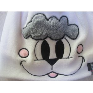 Double Layer Fleece Hat for Children--Embroidr Pattern--Cartoon Hat--Winter Hat-