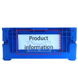 Small Industrial Warehouse Shipping Plastic Foldable Crate Customized Color