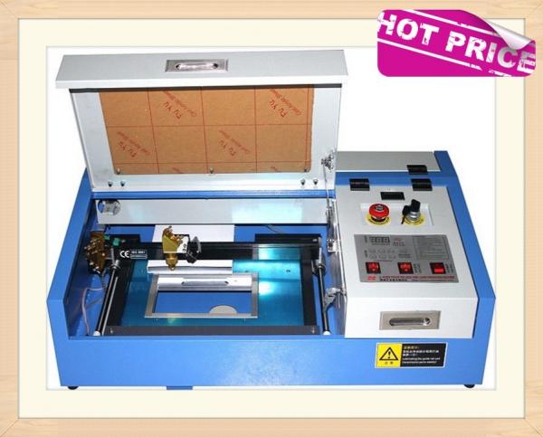 Quality 40W CO2 Laser Engraving Cutting Machine , Mini Desktop Laser Engraver OEM Service wholesale