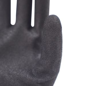 POPALM 13 Gauge Polyester Double Dipped Gloves With Nitrile Gloss Full Coating