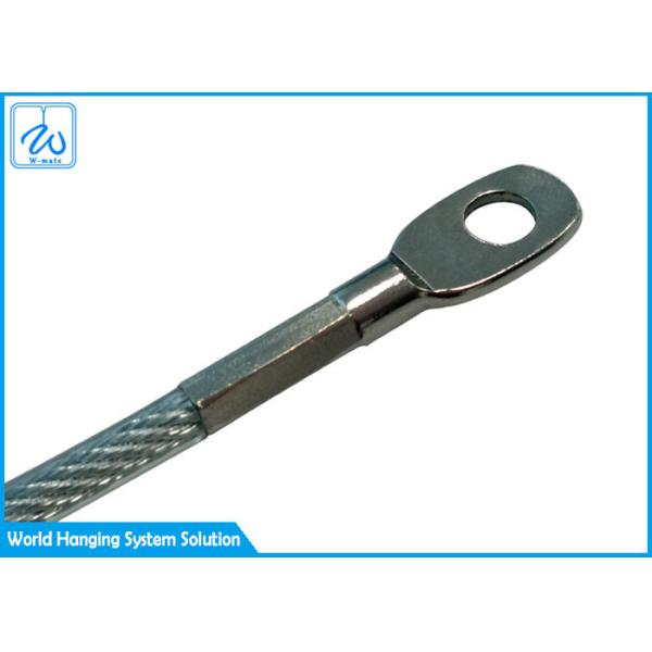 Quality Galvanized Coated Steel Wire Rope Sling 4mm With Stamped Eyelet wholesale