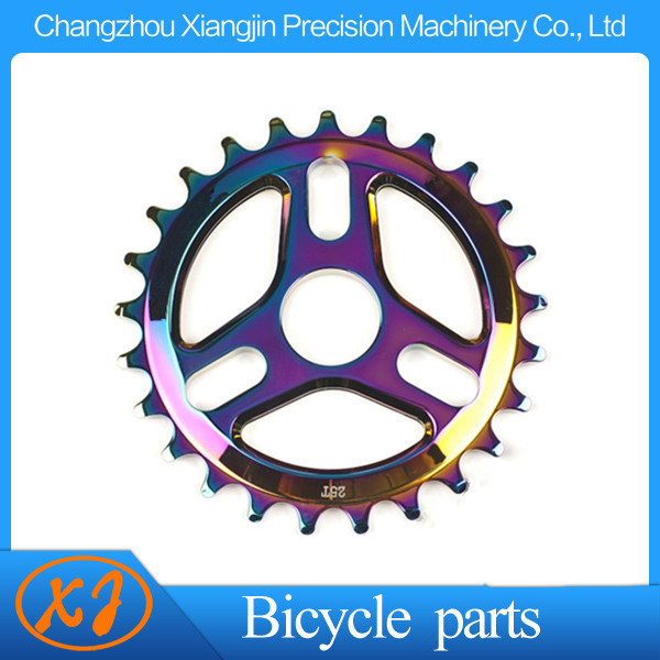 Quality CNC Machining Neo Chromed BMX Bike Bicycle Sprocket Chainwheel 25T wholesale