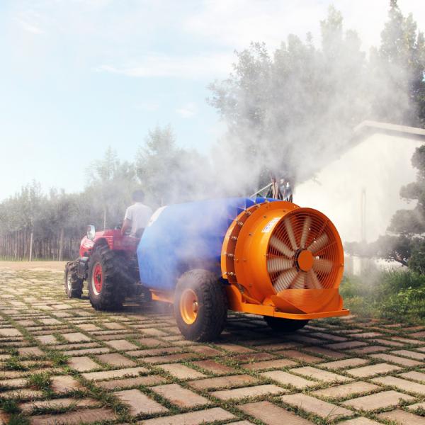 Commercial Autonomous Orchard Sprayers Traction Air Supply Orchard Mist Sprayer 1100L