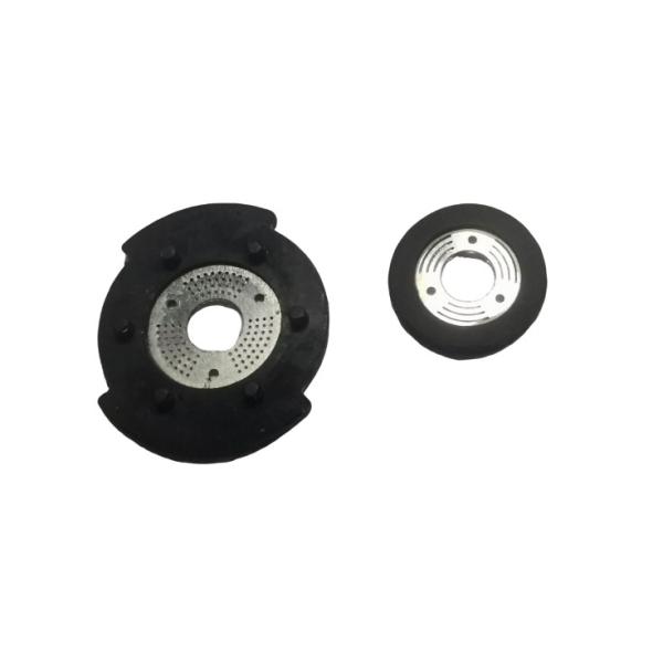 Custom Silicone Aluminum Overmolded Shock Pad for Auto