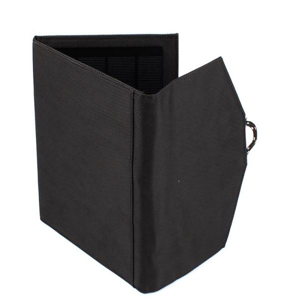 Foldable Solar Mobile Phone Charger 14 Watt 5 Volt Black / Red For Tablet PC