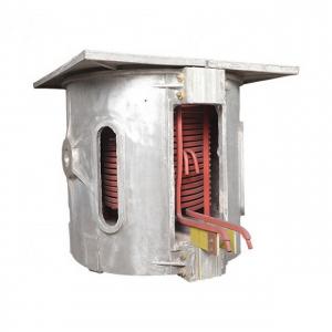 Cheap Industry Cast Iron Ingot Induction Melting Furnace 1.5 Ton Steel Loading Capacity for sale