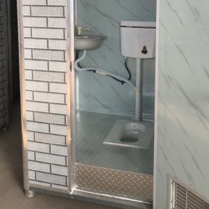 Park Attractions Toilet Portable Eco-Friendly and Easy to Push for Mobile