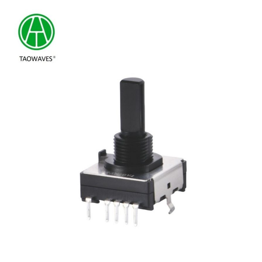 Alps Rotary Encoder with Dual Switch and High-Resolution Analog Output