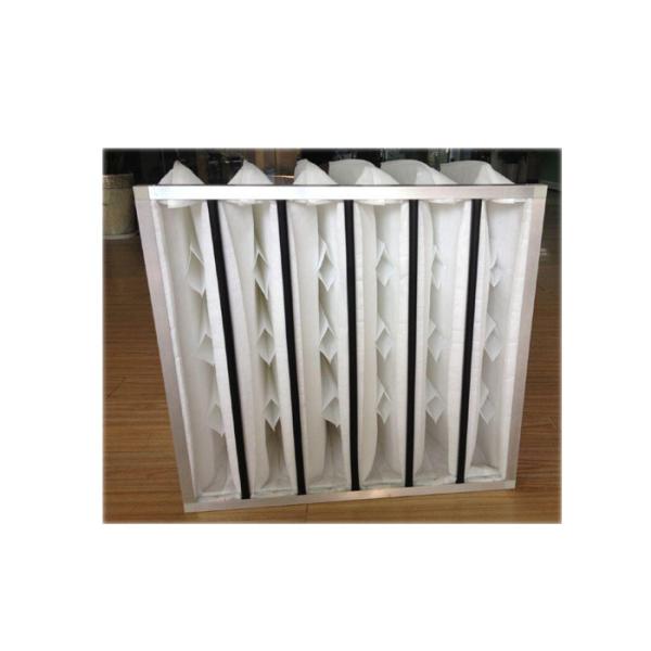 Aerodynamic Pocket Air Conditioner Furnace Filter Rigid Durable Self - Supported