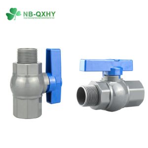 1/2 Inch to 4 Inch PVC Ball Valve Plastic Valve for Drain Water Drainage in
