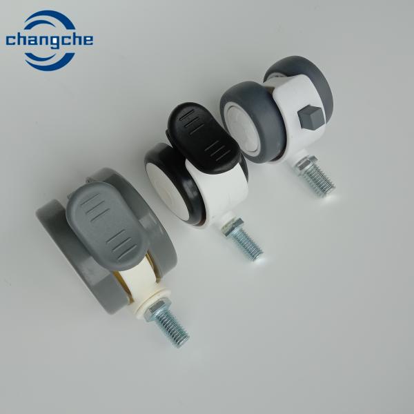 Mute TPR Polyurethane Industrial Wheels Trolley Casters For Medical Equipment