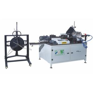 Full Auto Diamond Mesh Spiral Pipe Center Crimping Filter Making Machine