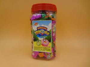 China Assorted Fruity Square Candy With Whistle Popular Chewing Gum Bubble Gum on sale