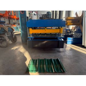 Chain Driven Roofing Roll Forming Machine with 18 Forming Stations and 5.5Kw