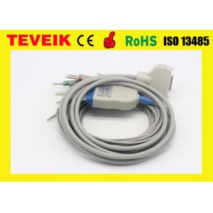 Fukuda Denshi 10 lead EKG cable ,FX-7402,FX-4010 ECG Cable with DIN 3.0 IEC 4.7K