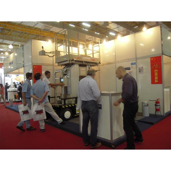 Quality Aluminum Alloy 8m Self Propelled Scissor Lift With 800mm Extension Platform wholesale