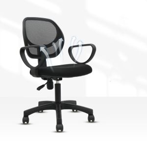 Modern Handrail Type Small Office Mesh Chair for Typists and Drafting Profession