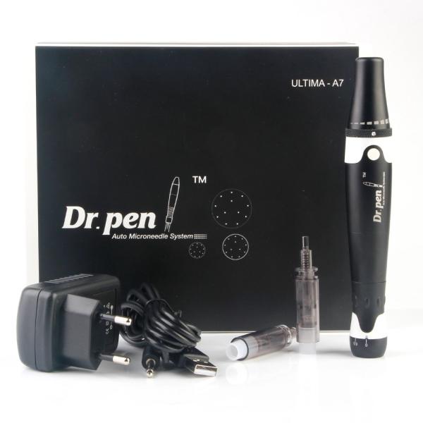 Quality Dr. Pen A7 Derma Pen Facial Care Massager Auto Mcro Needle Cartridges Pen Wired Microneedling System wholesale