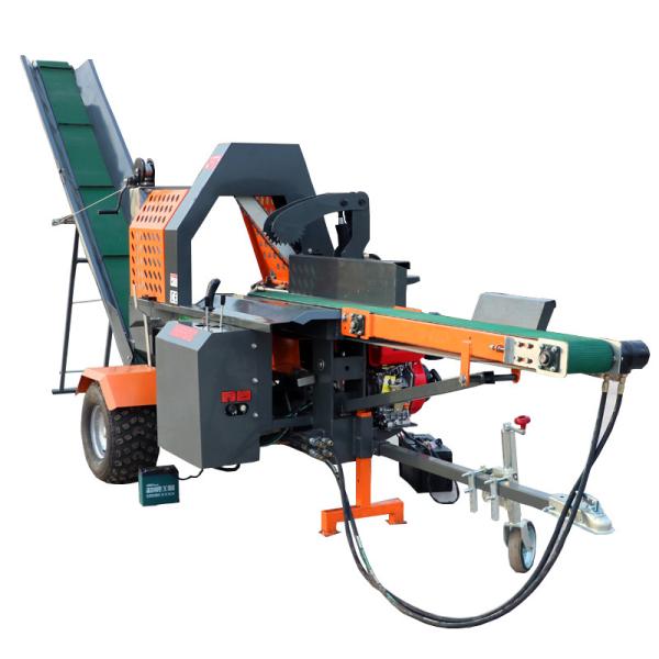 Quality Gasoline Powered 800 KG Firewood Processor 4 Inch Wood Chipper For Straw Branches wholesale