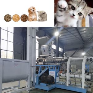 22kw Fish Feed Processing Line 1000kg Dog Cat Pet Food Processing Machinery