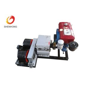 5T Double Capstan Cable Pulling Winch Machine Puller Hoist , Cable Winch Puller