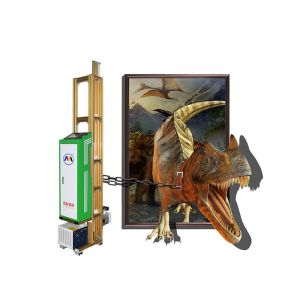 3 D ZKMC Digital 2880dpi Vertical Win10 UV Wall Printer