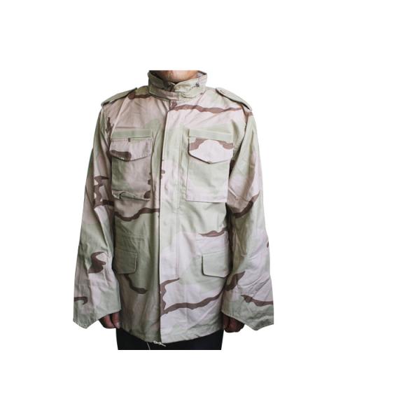Quality Polyester / Cotton M65 Military Desert Camo Jacket Functional For Saudi Army wholesale