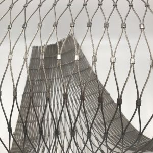Ferrule Mesh Baby Proof Banister Net SS 304 X Tend For Building Structure
