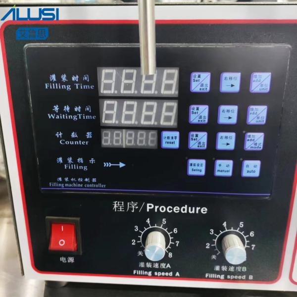 Ampoule Bottle Liquid Filling Machine Electric Digital Control Quantitative Double Heads Magnetic Pump