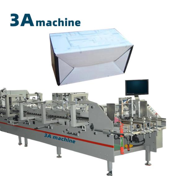 CQT900YG-2 Pre-Folded Bottom Lock Box Making Folder Gluer Machine for Printing