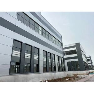 China Large Span Steel Structure Warehouse with C.Z Shape Steel Channel and Hot Dipped Galvanizing for Durability on sale