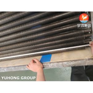 ASME SA179 Seamless Tube With Aluminum AL1060 Embedded G Type Fin Tubes For