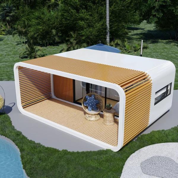 Quality Customized Prefab Modular House 20FT Apple Cabins Heat Resistant wholesale