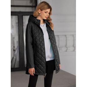 Long Sleeve Cotton Jacket Style Achieve Two-Piece Styling Experience at Single