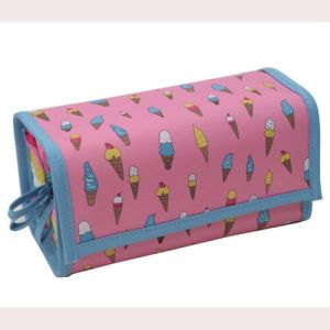 China Large Nylon Foldable Custom Cosmetic Bags With Compartments  on sale