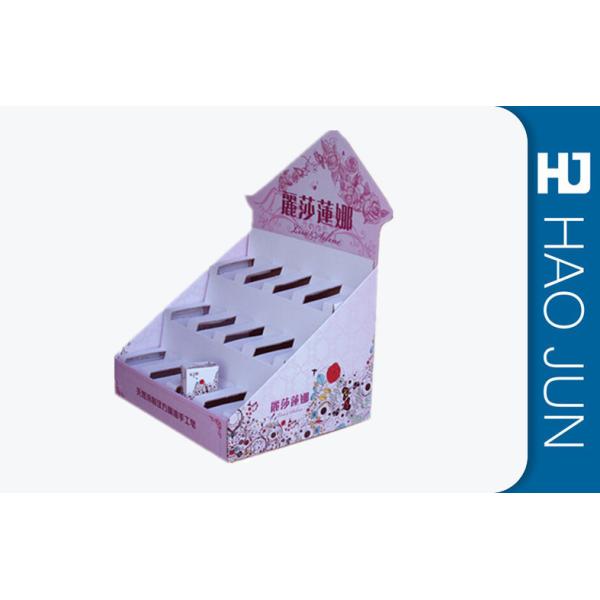 Recyclable Paperpop Display Boxes Stand For Perfumes , Varnishing / Glossy