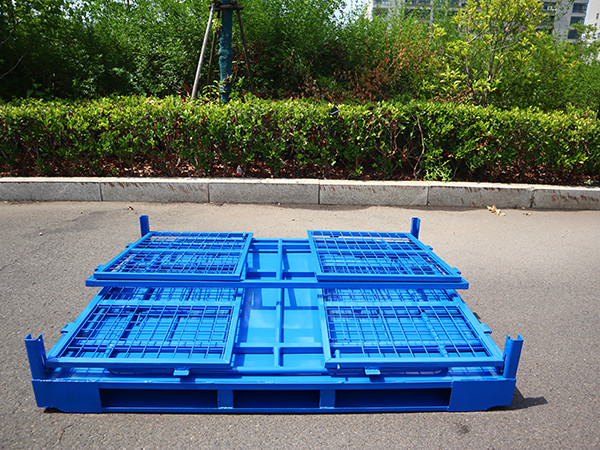 Quality 1000kg - 2000kg Load Bearing Pallet Cages With Padlock Locking System wholesale