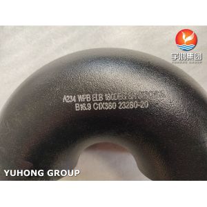 180 Deg. Short Radius, U Bend Return, ASME SA234 WPB For Fired Heater Convection