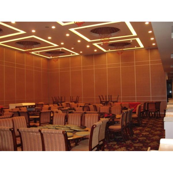 Quality Custom Hotel Movable Floor to Ceiling Partition Wall With Sliding Aluminium Track wholesale
