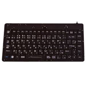 Cheap 87 Keys Japanese Medical Keyboard by washable Antimicrobial rubber With Windows button for sale
