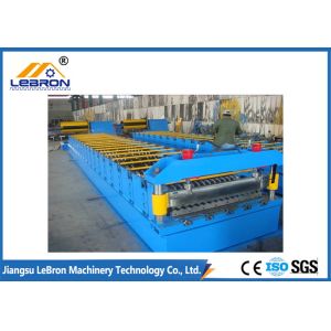 6000Kg Corrugated Roll Forming Machine Cutter Material With Chromed Treatment