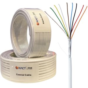 14cores Shielded Alarm Cable with 7*0.2mm TCCA Stranded Conductors and PVC Outer