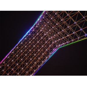 Outdoor RGB Led Pixel Point Source Light Fully Waterproof IP67 1.5W DC24V