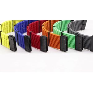 Curved Extension Cord 24pin*2 4+4pin EPS*1 Pcie 8pin (6pin+2pin)pcie*2 Sleeved