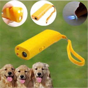 LED Rechargeable Ultrasonic Dog Repellent Handheld Dog Deterrent to Stop Bark