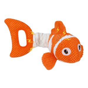 China Durable Squeaky Plush Dog Toy Interactive Tug Of War Chew Toy For All Dogs on sale