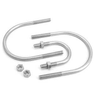 Made in China Blue and White Galvanized U-bolt High Quality and Low-priced U