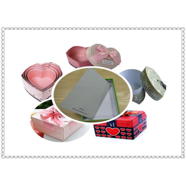 Glossy AA 2mm 1300GSM Grey Chipboard , Degradable Grey Board Paper