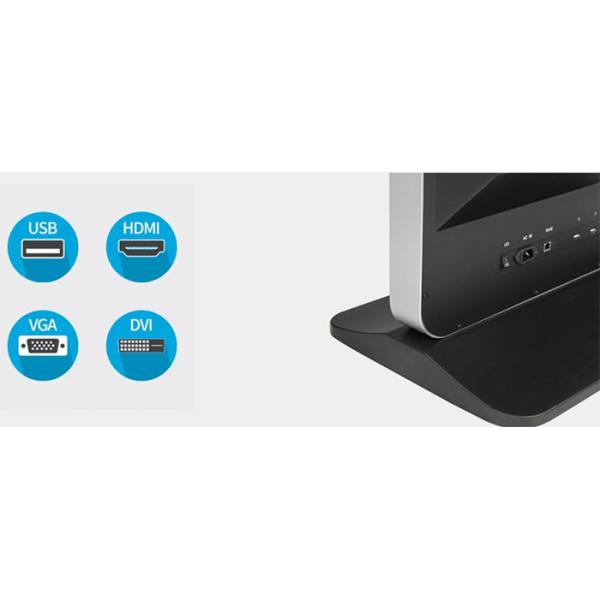 Portable 42 Inch LCD Advertising Display Samsung LG BOE Panel For Hotel