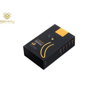 Phone Case Packaging Universal Kraft Paper Box With Clear PVC Window Simple